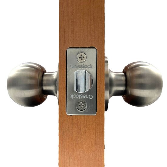 onestock® Ball Lockset | MFS Supply - Passage Side of Door